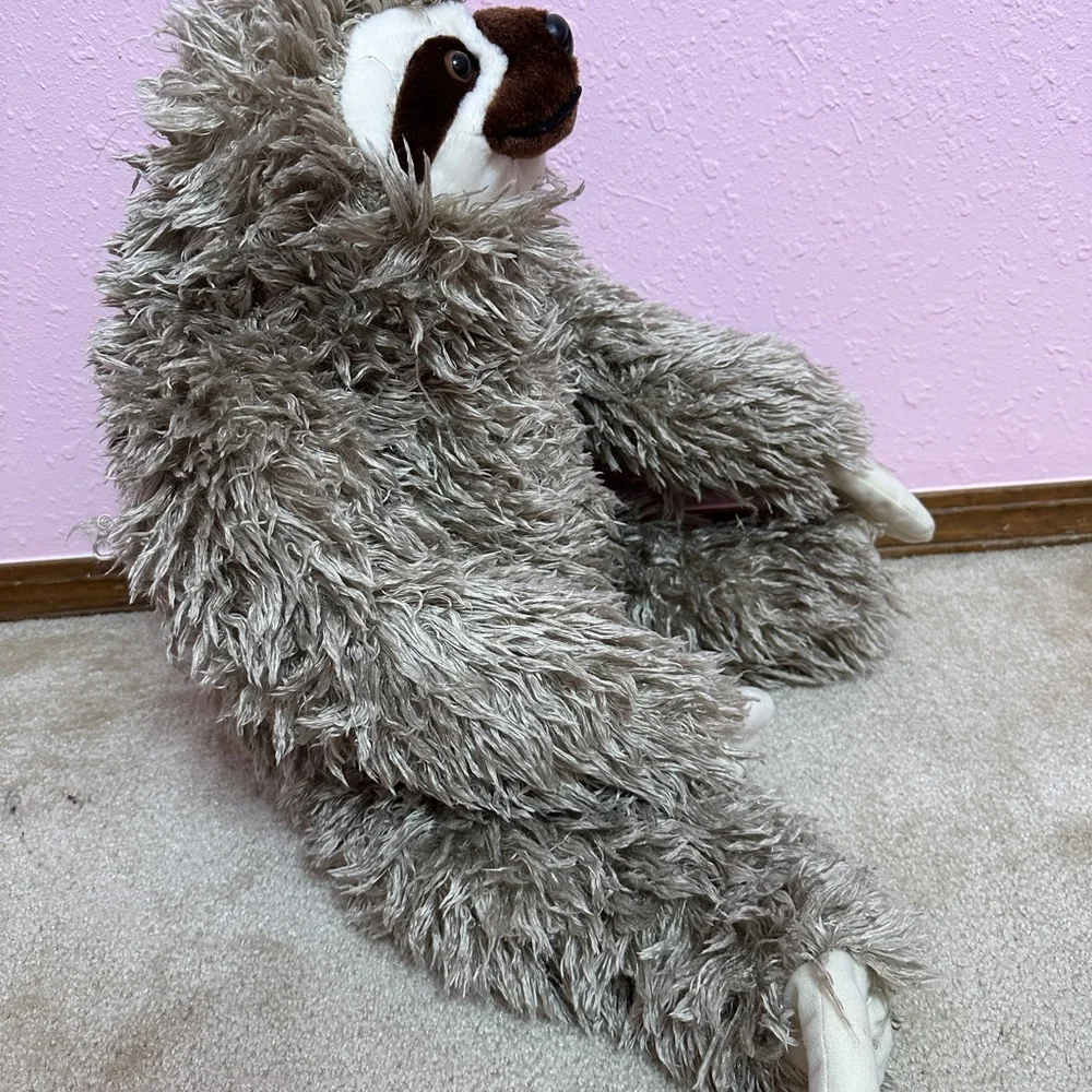 Wild Republic Large Scruffy Sloth Plush 28” Realistic Wild Stuffed Animal